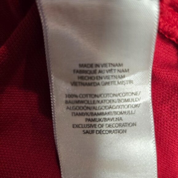 Polo Ralph Lauren Men's 100% Cotton Red 2 Button Short Sleeve Polo Shirt Sz 4XB - Picture 6 of 6